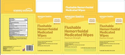 Carton (Draft Label Amzn Basic Medicated Wipe)
